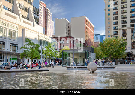 Regisseur Plaza in der Innenstadt von Portland, Oregon. Stockfoto