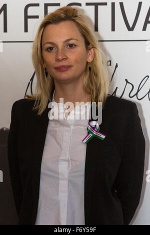 Turin, Italien. 21. November 2015. Hersteller Faye Ward präsentiert den Film "Suffragette" Torino Film Festival. Bildnachweis: Marco Destefanis/Pacific Press/Alamy Live-Nachrichten Stockfoto