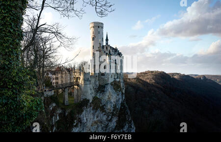 Schloss Lichtenstein in Baden-Württemberg, Deutschland Stockfoto