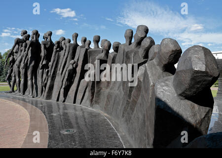 Die "Tragödie der Nationen" Denkmal, (Holocaust-Mahnmal) im Park Pobedy (Park des Sieges), Moskau, Russland. Stockfoto