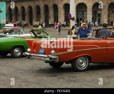 A Straßenszene in Havanna, Kuba Stockfoto