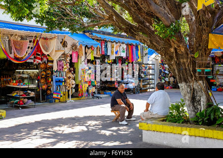 Wochenmarkt in El Centro Distrikt, Puerto Vallarta, Mexiko Stockfoto