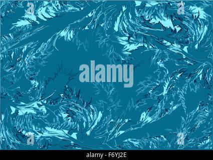 blaue abstrakte Winter Hintergrund Stockfoto