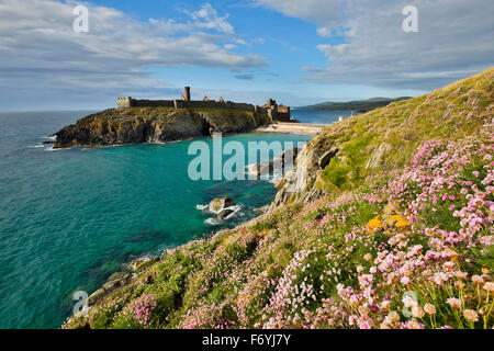 Peel; Burg; Isle Of Man; UK Stockfoto