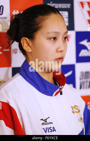 Tokio, Japan. 20. November 2015. : Kanako Watanabe 47. Tokio Swimming Centre Junior ausgezeichneter Spieler Aufnahme Wettschwimmen in Tokio Schwimmzentrum in Tokio, Japan. © Sho Tamura/AFLO SPORT/Alamy Live-Nachrichten Stockfoto