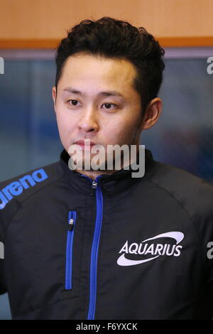 Tokio, Japan. 20. November 2015. : Kosuke Kitajima 47. Tokio Swimming Centre Junior ausgezeichneter Spieler Aufnahme Wettschwimmen in Tokio Schwimmzentrum in Tokio, Japan. © Sho Tamura/AFLO SPORT/Alamy Live-Nachrichten Stockfoto