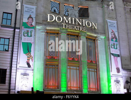 "Elf" musikalische im Dominion Theatre im Londoner West End Stockfoto