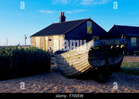 Prospect Cottage, einst die Heimat des Filmemachers Derek Jarman, Dungeness, Kent, England UK Stockfoto