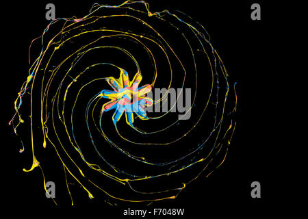 High-Speed-Bild Farbe Streifen Stockfoto