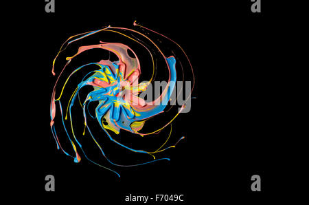 High-Speed-Bild Farbe Streifen Stockfoto