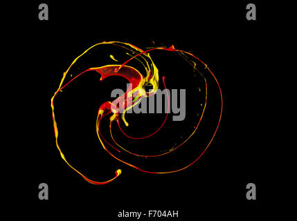 High-Speed-Bild Farbe Streifen Stockfoto