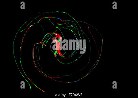 High-Speed-Bild Farbe Streifen Stockfoto