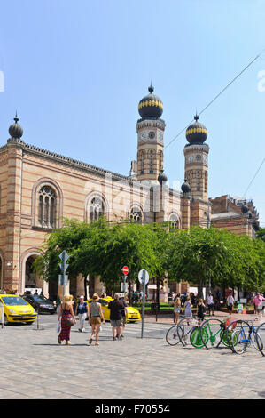 Die große Synagoge in Budapest, Ungarn. Stockfoto