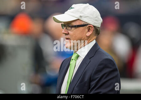 Houston, Texas, USA. 22. November 2015. New York Jets Besitzer Woody Johnson vor der NFL-Spiel zwischen den Houston Texans und die New York Jets NRG-Stadion in Houston, TX am 22. November 2015. Bildnachweis: Trask Smith/ZUMA Draht/Alamy Live-Nachrichten Stockfoto