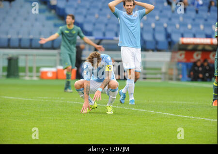 Rom, Italien. 22. November 2015. Lucas Biglia während der italienischen Serie A Fußball Spiel S.S. Lazio gegen US Palermo im Olympiastadion in Rom, am 22. November 2015. Bildnachweis: Silvia Lore "/ Alamy Live News Stockfoto