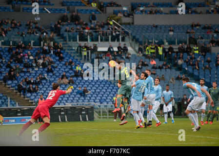 Rom, Italien. 22. November 2015. Edoardo Goldaniga während der italienischen Serie A Fußball Spiel S.S. Lazio gegen US Palermo im Olympiastadion in Rom, am 22. November 2015. Bildnachweis: Silvia Lore "/ Alamy Live News Stockfoto