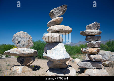 Arizona, Tucson, USA, rock 8. April 2015, Bildhauer Stockfoto