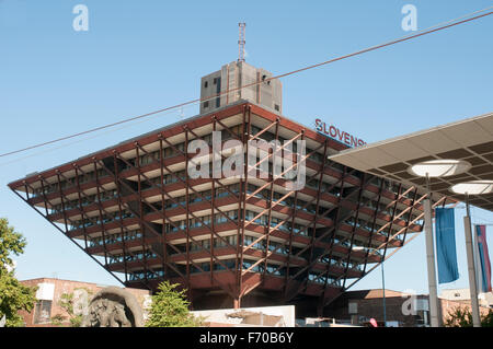 Slowakischen Rundfunk Gebäude, Bratislava, Slowakei Stockfoto