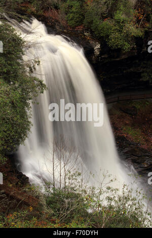 Scenic Dry Falls im Nantahala National Forest, North Carolina Stockfoto