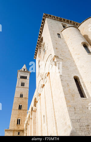 Die Kathedrale des Heiligen Nikolaus der Pilger (San Nicola Pellegrino) in Trani, Apulien, Italien, Europa Stockfoto