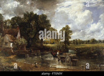 John Constable - der Heuwagen Stockfoto