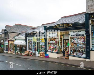 Geschäfte in Grange-über-Sande Cumbria UK Stockfoto