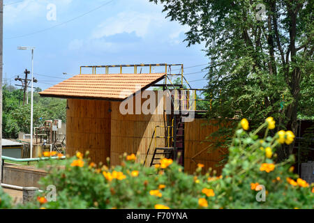 Kläranlage, Sikandarabad, Hyderabad, Andhra Pradesh, Indien, Asien Stockfoto