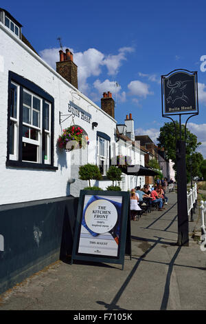 Bulls Head, Litze grün, Kew, London W4, Vereinigtes Königreich Stockfoto