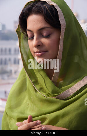 Indische Bollywood Schauspielerin Juhi Chawla, Amritsar, Punjab, Indien, Asien Stockfoto