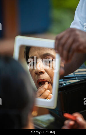 Kavita Krishnamurti, Kavita Krishnamurthy, Kavita Subramaniam, Sharada, indische Playback-Sängerin, Klassische Sängerin, Indien, Asien Stockfoto