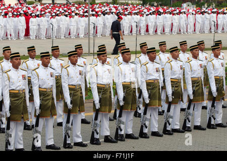 15. Oktober 2014 - Malaysia - System von Royal guard, 16 September - Hari Merdeka (Unabhängigkeitstag) Kuala Lumpur, Malaysia (Credit-Bild: © Andrey Nekrassow/ZUMA Wire/ZUMAPRESS.com) Stockfoto