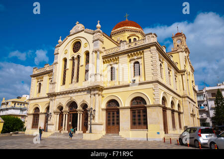 Agios Minas Kathedrale, von 1895, Heraklion, Kreta, Griechenland Stockfoto
