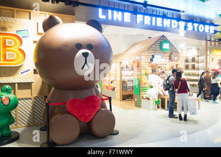 Linie Freunde speichern Hong Kong Causeway bay Stockfoto