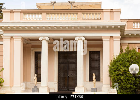 Die Maximou Villa, offizielle Residenz des griechischen Ministerpräsidenten, 19 Irodou Attikou Straße, Athen, Griechenland Stockfoto