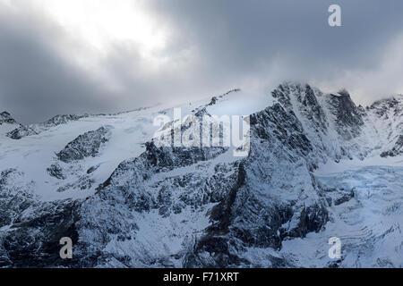 Großglockner vom Franz-Joseph hoch, Kärnten, Österreich, Europa Stockfoto