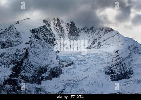 Großglockner vom Franz-Joseph hoch, Kärnten, Österreich, Europa Stockfoto