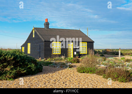 Prospect Cottage, einst die Heimat des Filmemachers Derek Jarman, Dungeness, Kent, England UK Stockfoto