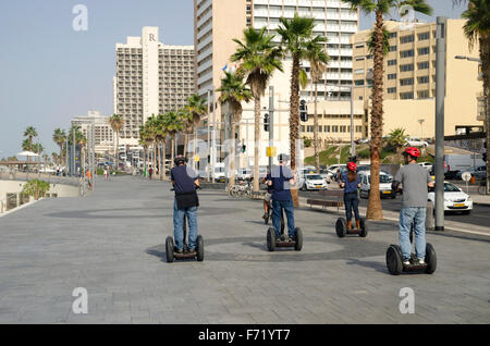 Tel Avivs Strandpromenade, Israel Stockfoto
