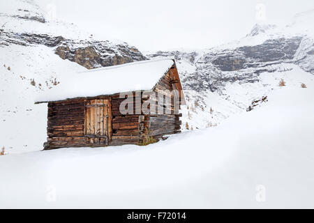 Chalet am Fleißtal, Nationalpark Hohe Tauern, Österreich, Europa Stockfoto