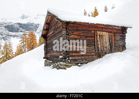 Chalet am Fleißtal, Nationalpark Hohe Tauern, Österreich, Europa Stockfoto