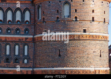 Details der Holstentor in Lübeck Altstadt, Schleswig-Holstein, Deutschland Stockfoto