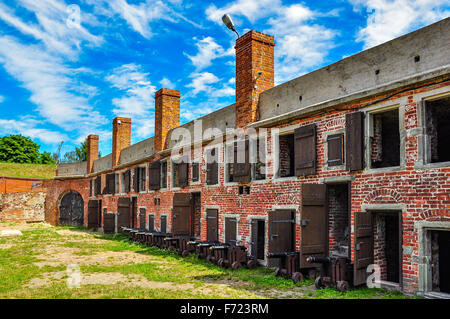 Kaserne in Festung Weichselmündung Stockfoto