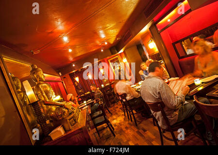 American Diner, Dragonfly Restaurant Old San Juan, Puerto Rico Stockfoto