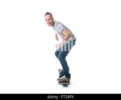 Ein Rad neue Boardsport Stockfoto