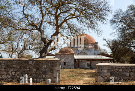 Ilyas Bey Moschee in der Nähe von Milet, eine antike griechische Stadt auf der westlichen Küste von Anatolien, Stockfoto