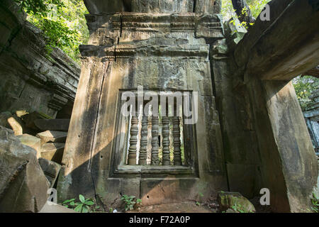 Die versteckten Dschungel-Tempel Beng Mealea, Siem Reap, Kambodscha Stockfoto