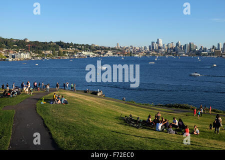 Gas Works Park in Seattle, Washington State, USA Stockfoto