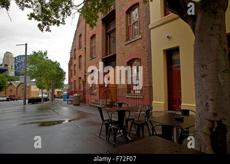 Alte Gebäude, Grosvenor Street, The Rocks, Sydney, NSW, New South Wales, Australien Stockfoto