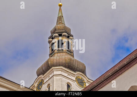 Spire der Kathedrale der Heiligen Maria der Jungfrau Tallinn Estlands Stockfoto