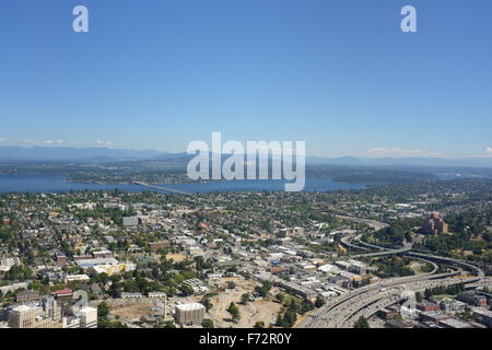 Seattle Downtown von Columbia Center, Seattle, Washington State, USA Stockfoto